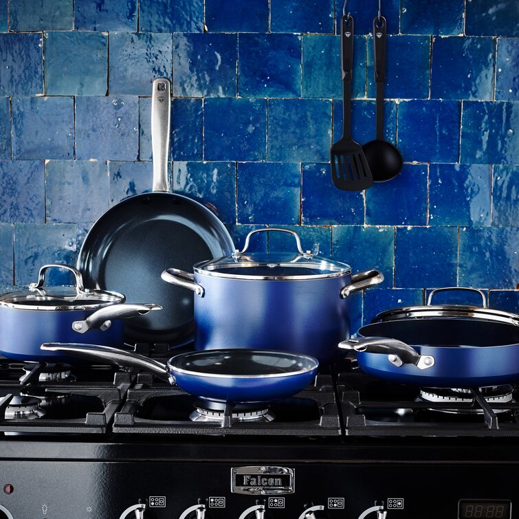 Blue Diamond 10 Piece Stainless Steel Non Stick Cookware Set & Reviews Blue Diamond Stainless Steel Cookware